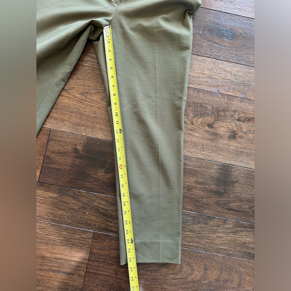 WHBM Slim Ankle Olive Green Pant- size 8 - Picture 4 of 8